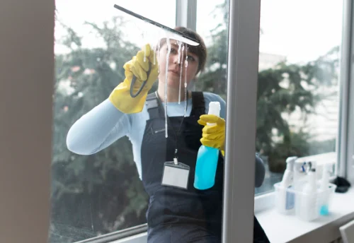 Nettoyage de vitres intérieures et extérieures au Lude